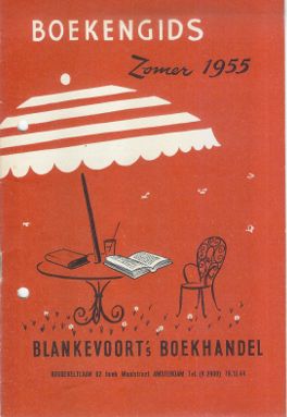 cover van de boekengids, zomer 1955 - Boekhandel Blankevoort